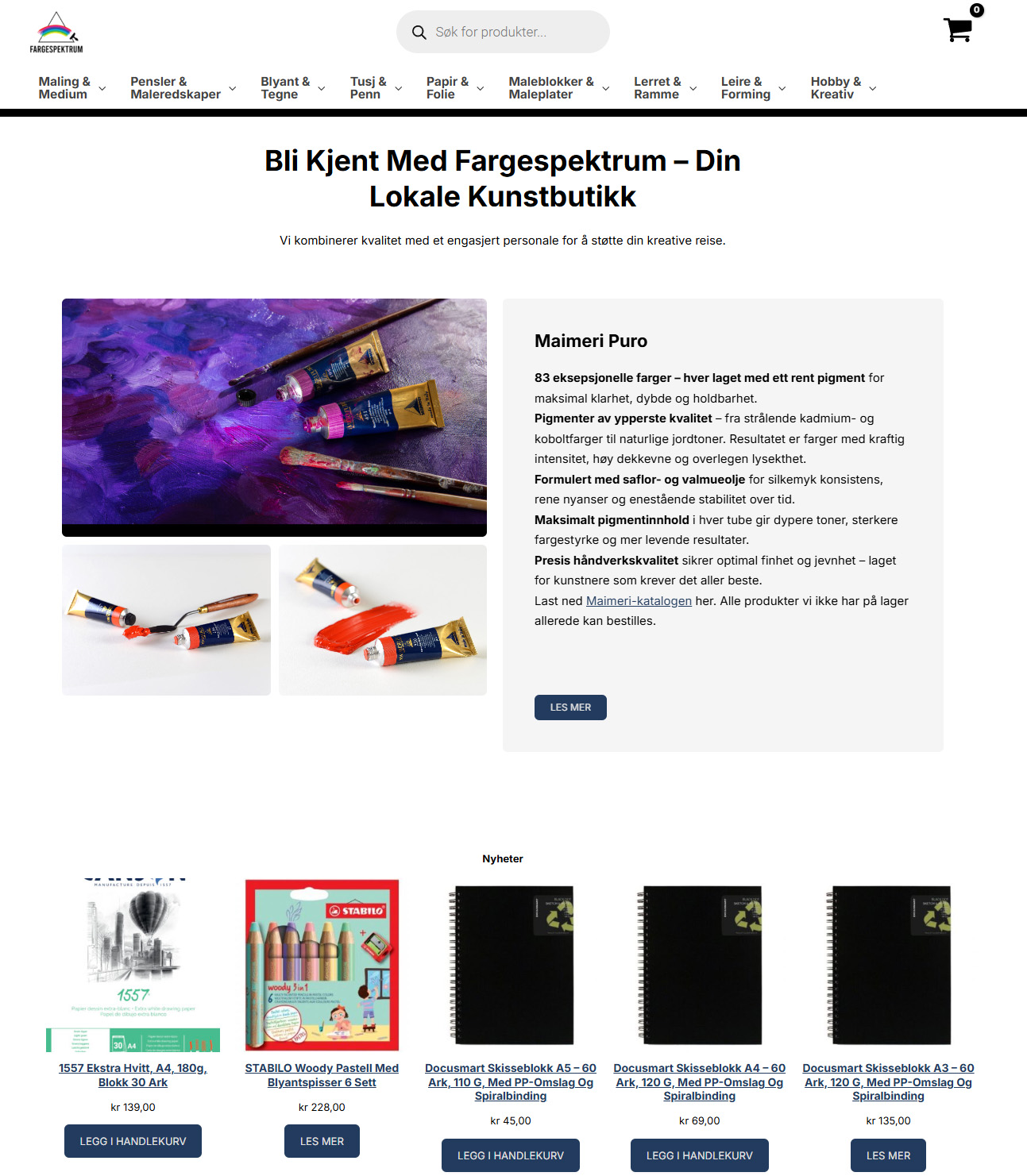 Sett med malerpensler og fargekolber i klare farger på en ujevn overflate, med fokus på fargevalg og kunstmaterialer.